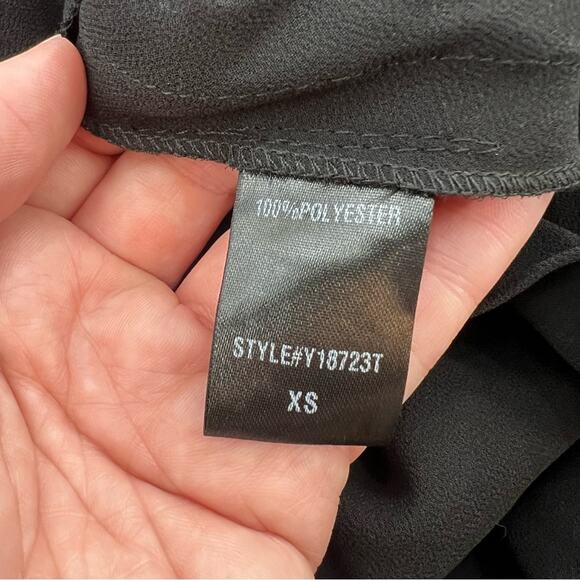 Pomander Place Black Maeve Classic Collared Shirt Maxi Dress Sz XS - Picture 11 of 12